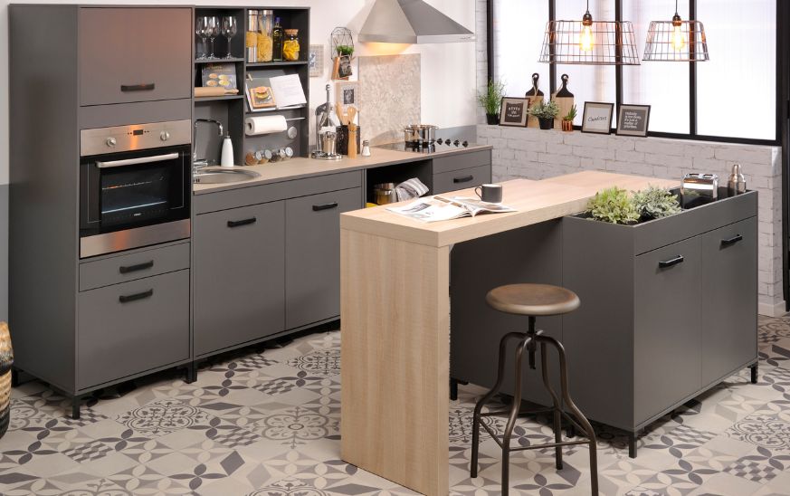 Islas de cocina en cascada